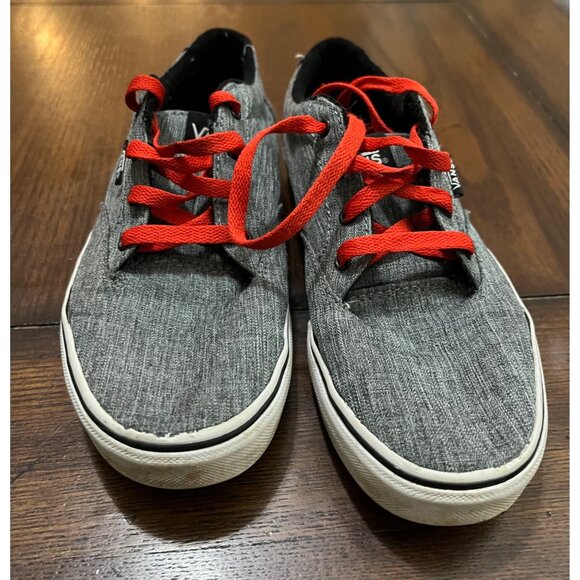 Vans Grey Lace Up Sneakers Era Classic Style Youth Size 6 - Picture 4 of 9